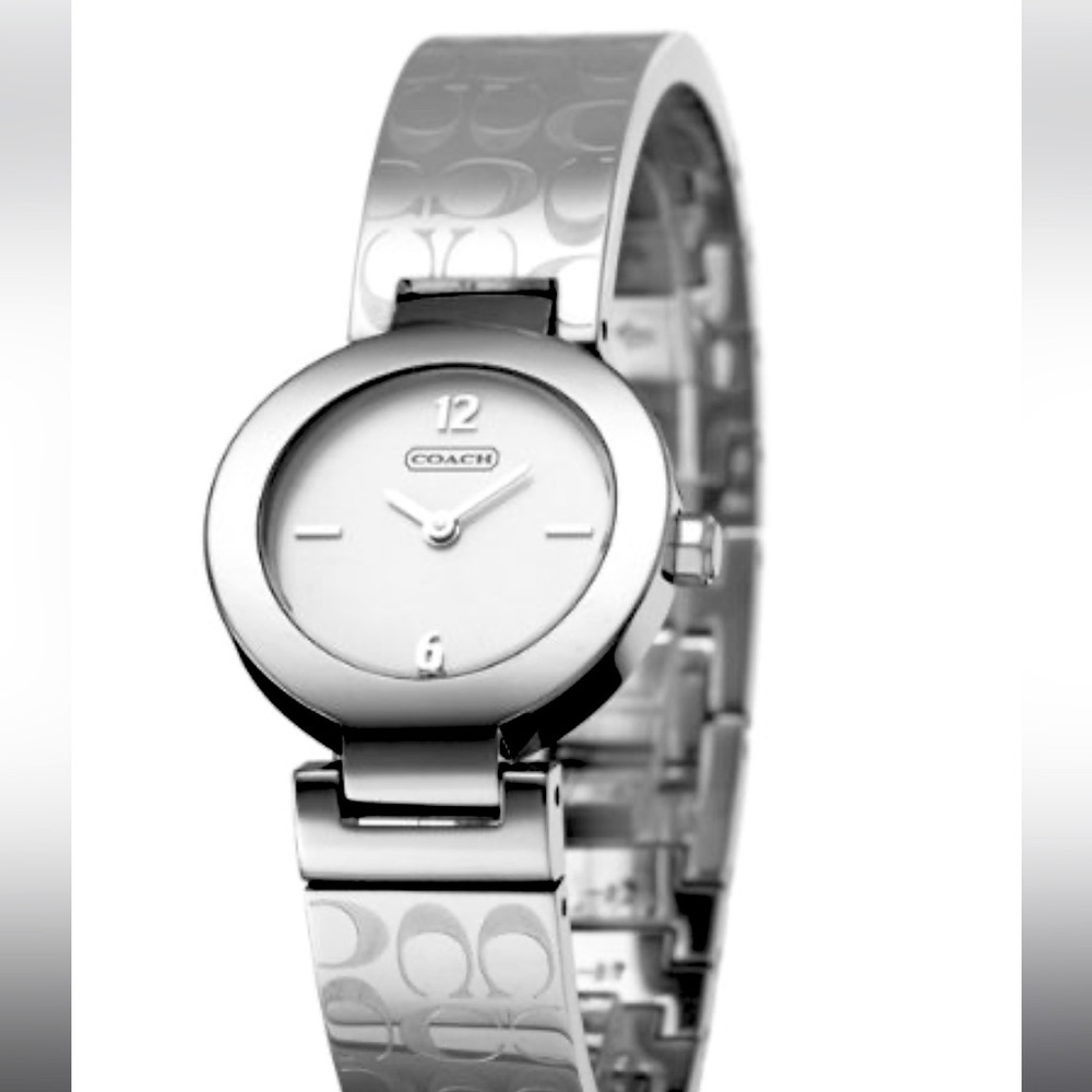 Coach Mercer Signature Etched Bangle Women's Watch